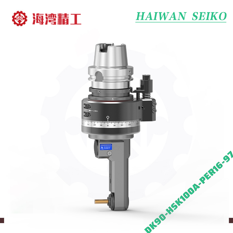 DK90-HSK100A-PER16-97 Lightweight Side Milling Head​ Automotive Subframe Groove Milling Angle Head