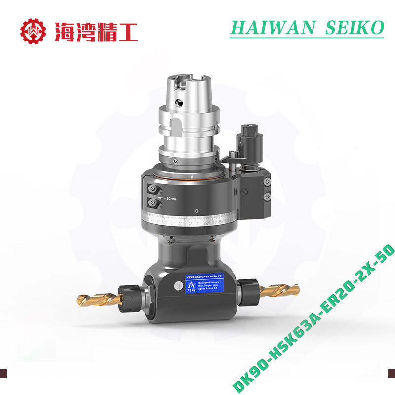 angle head dk90-hsk63a-er20-2x-50