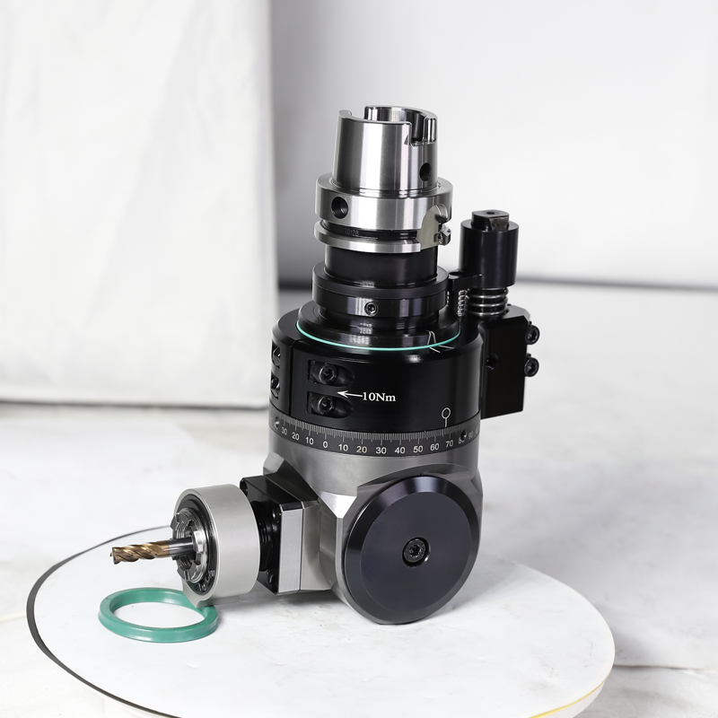 Variable Machining Angle DK90-HSK63A-YW16 Side Milling Head