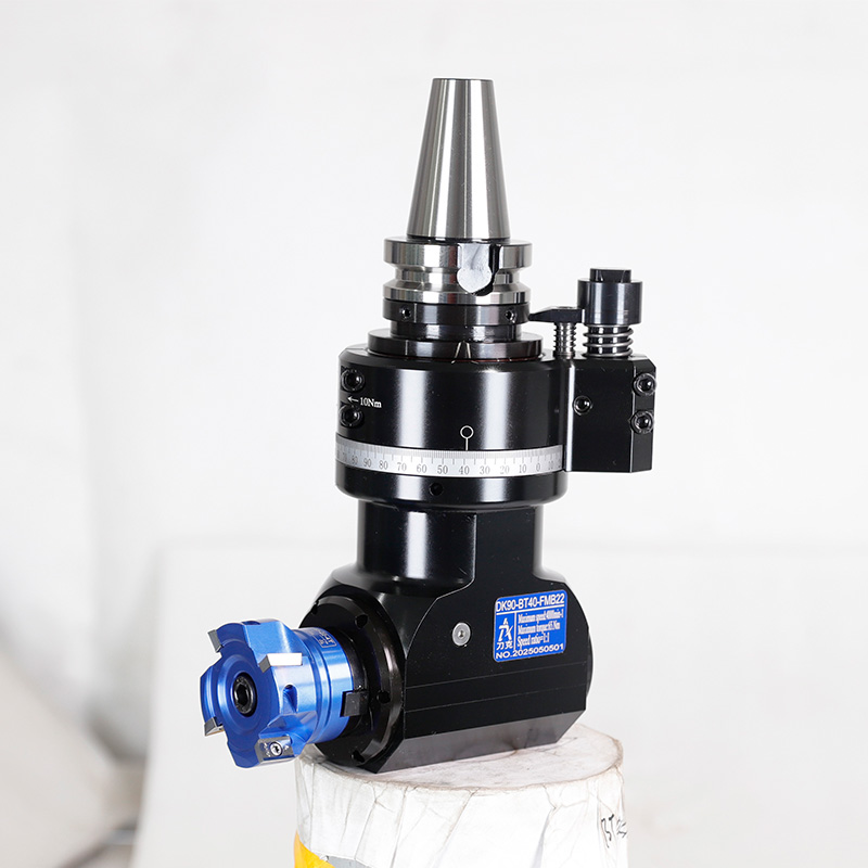 DK90-BT40-FMB22-80 Specialized Angle Head for Tool Disc Side Milling and Internal Hole Machining