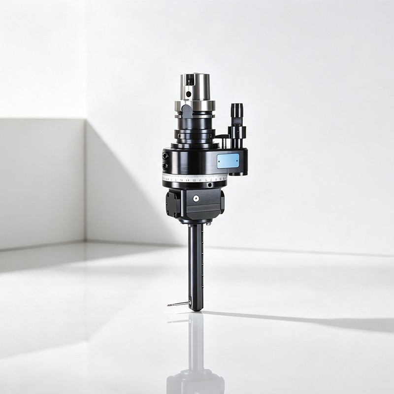 DK90-HSK63A-CA4SGM-125 Custom Deep-Hole Lightweight Right Angle Milling Head