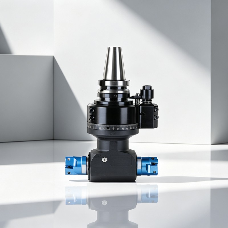 DK90-BT40-FMB16-2X-50 Two-way milling monolithic shaft Angle head