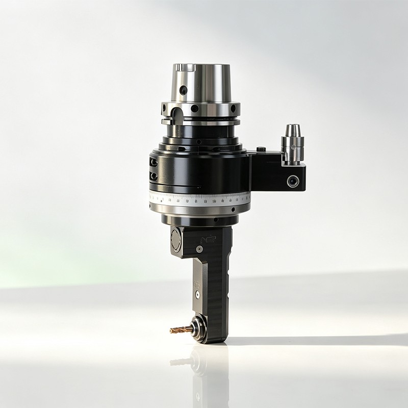 DK90-HSK100A-PER16-97 Lightweight Side Milling Head​ Automotive Subframe Groove Milling Angle Head