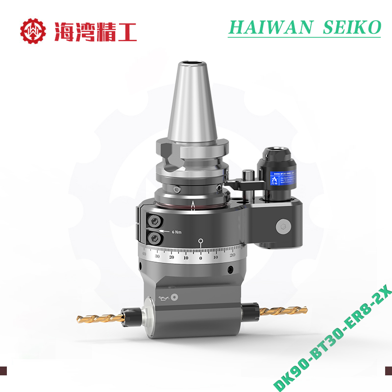 BT30-ER8-2X monolithic shaft Angle head